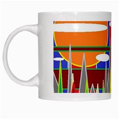 Forrest Sunset White Mugs by LW323