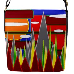 Forrest Sunset Flap Closure Messenger Bag (s) by LW323