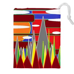 Forrest Sunset Drawstring Pouch (5xl) by LW323