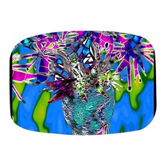 Exotic Flowers In Vase Mini Square Pill Box by LW323