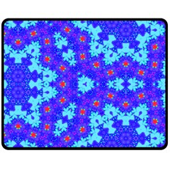 Blueberry Double Sided Fleece Blanket (medium)  by LW323