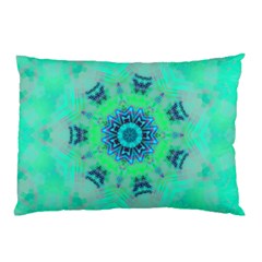 Blue Green  Twist Pillow Case (two Sides) by LW323