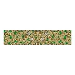 Florals In The Green Season In Perfect  Ornate Calm Harmony Velvet Scrunchie by pepitasart