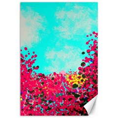 Flowers Canvas 12  X 18  by LW323