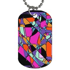 Abstract 2 Dog Tag (one Side) by LW323