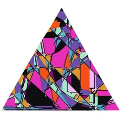 Abstract 2 Wooden Puzzle Triangle by LW323