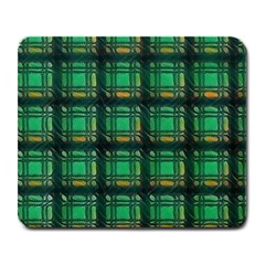 Green Clover Large Mousepads by LW323