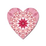 Diamond Girl Heart Magnet Front