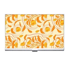 Folk Floral Pattern  Abstract Flowers Surface Design  Seamless Pattern Business Card Holder by Eskimos
