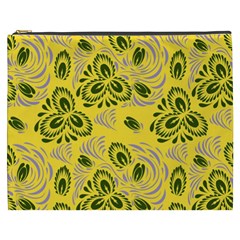 Folk Floral Pattern  Abstract Flowers Surface Design  Seamless Pattern Cosmetic Bag (xxxl) by Eskimos