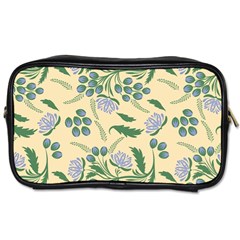 Folk Floral Pattern  Abstract Flowers Surface Design  Seamless Pattern Toiletries Bag (one Side) by Eskimos