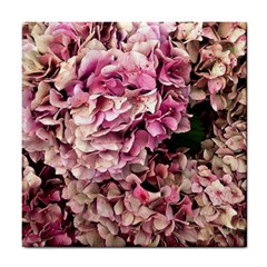 Pink Hydrangea Tile Coaster