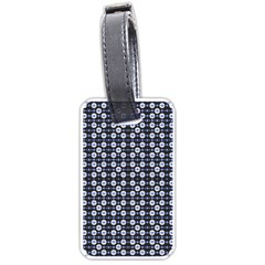 Modern Ornate Striped Pattern Luggage Tag (one Side) by dflcprintsclothing