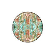 Emerald Marbling Hat Clip Ball Marker (10 Pack) by kaleidomarblingart