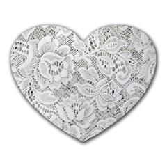 Lacy Heart Mousepads by LW323