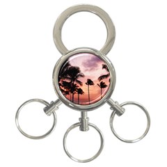 Palm Trees 3-ring Key Chain by LW323