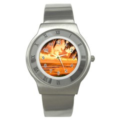Sunset Beauty Stainless Steel Watch