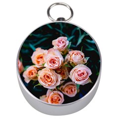 Sweet Roses Silver Compasses by LW323
