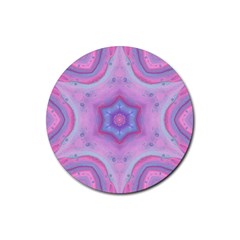 Cotton Candy Rubber Round Coaster (4 Pack)  by LW323