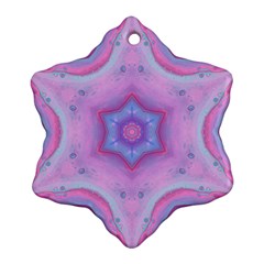 Cotton Candy Snowflake Ornament (two Sides)