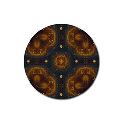 Midnight Romance Rubber Coaster (round) by LW323