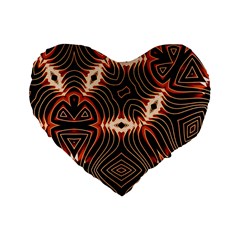 Fun In The Sun Standard 16  Premium Heart Shape Cushions by LW323