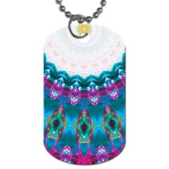 Peacock Dog Tag (one Side) by LW323