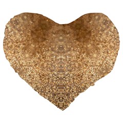 Sparkle Large 19  Premium Heart Shape Cushions by LW323