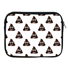 Happy Poo Pattern, Funny Emoji, Emoticon Theme, Vector Apple Ipad 2/3/4 Zipper Cases by Casemiro