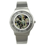 Busted Gameboy Stainless Steel Watch Front