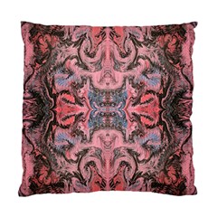 Pink Arabesque Iv Standard Cushion Case (two Sides) by kaleidomarblingart