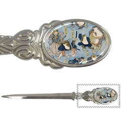 Famous heroes of the kabuki stage played by frogs  Letter Opener