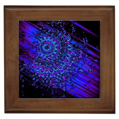 Uv Mandala Framed Tile