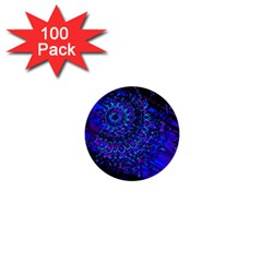 Uv Mandala 1  Mini Buttons (100 Pack)  by MRNStudios