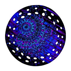 Uv Mandala Ornament (round Filigree) by MRNStudios