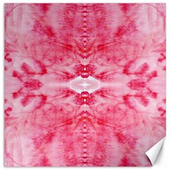 Pink Marbling Ornate Canvas 20  X 20  by kaleidomarblingart
