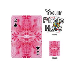 Pink Marbling Ornate Playing Cards 54 Designs (mini) by kaleidomarblingart