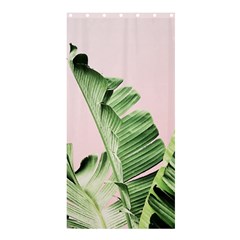 Palm Leaves On Pink Shower Curtain 36  X 72  (stall) 