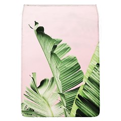 Palm Leaves On Pink Removable Flap Cover (l)