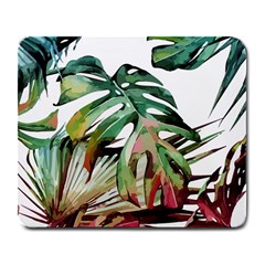Tropical Leaves Large Mousepads by goljakoff