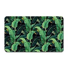 Night Banana Leaves Magnet (rectangular) by goljakoff