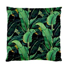 Night Banana Leaves Standard Cushion Case (one Side) by goljakoff