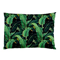 Night Banana Leaves Pillow Case (two Sides) by goljakoff