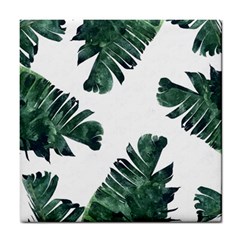 Banana Leaves Tile Coaster