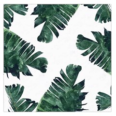 Banana Leaves Large Satin Scarf (square) by goljakoff