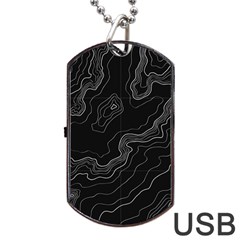 Topography Map Dog Tag Usb Flash (one Side) by goljakoff