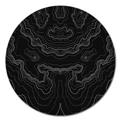 Topography Magnet 5  (round) by goljakoff