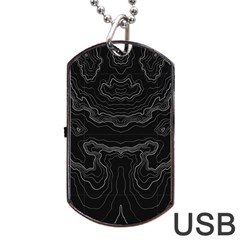 Topography Dog Tag Usb Flash (two Sides) by goljakoff