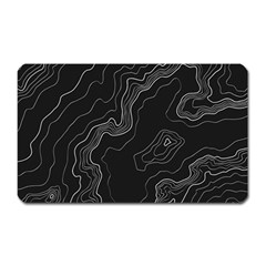 Topography Map Magnet (rectangular) by goljakoff