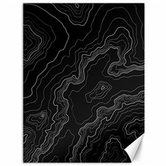 Topography Map Canvas 36  X 48  by goljakoff